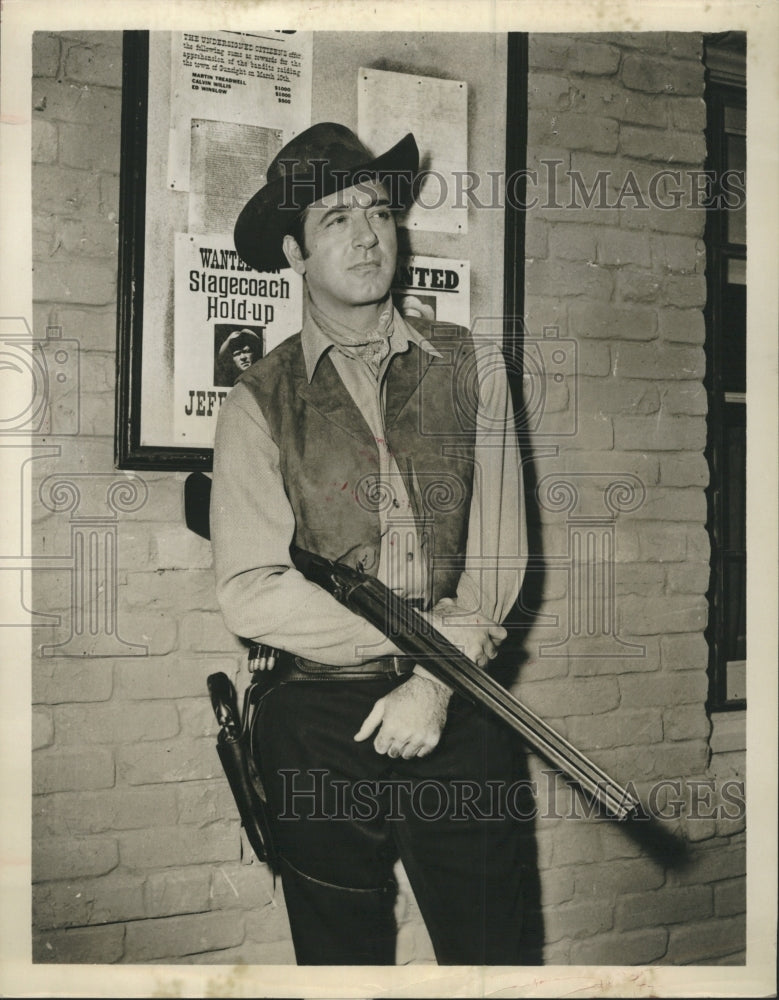 1957 John Payne Actor THE RESTLESS GUN - Historic Images