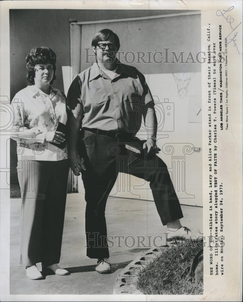 1973 Lawrence and Alice Parker Charged in Son's Death TEST OF FAITH - Historic Images