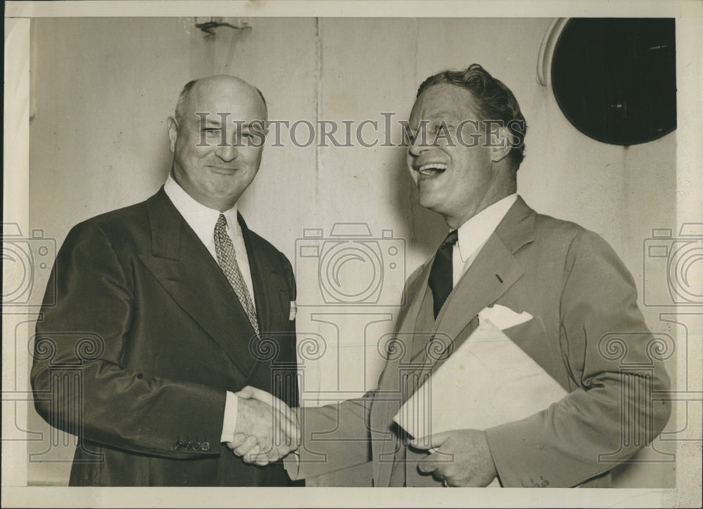 1939 Postmaster General James A. Farley And Rival John D. Hamilton - Historic Images