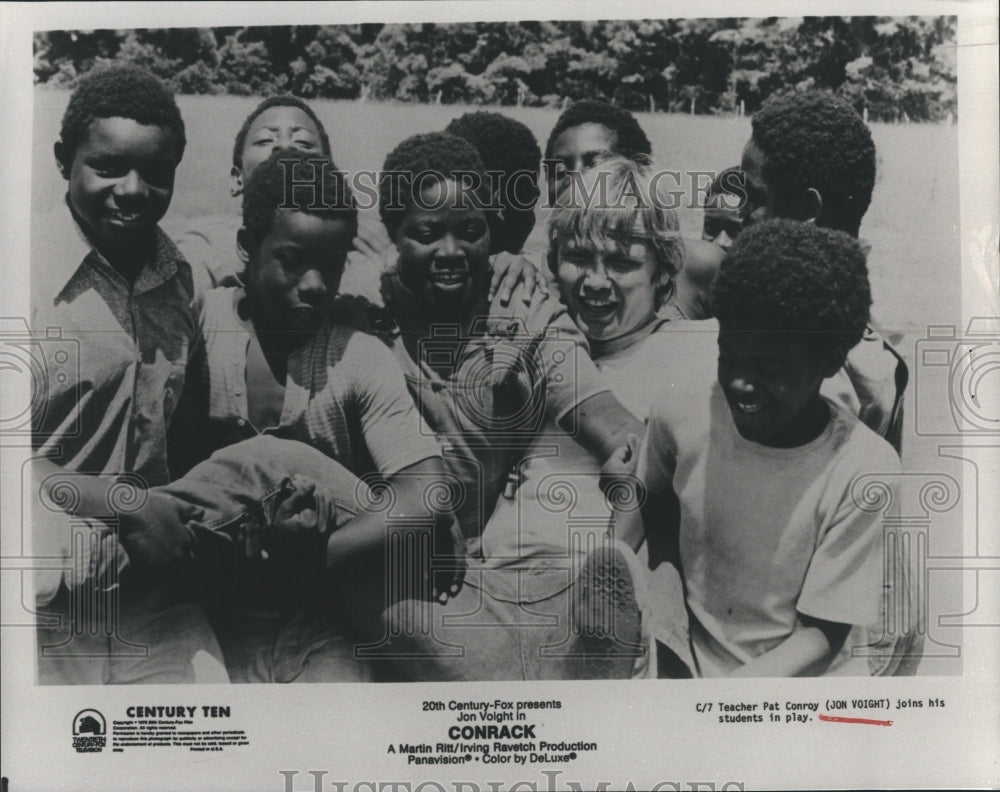 Press Photo Conrack, Jon Voight, Pat Conroy - Historic Images