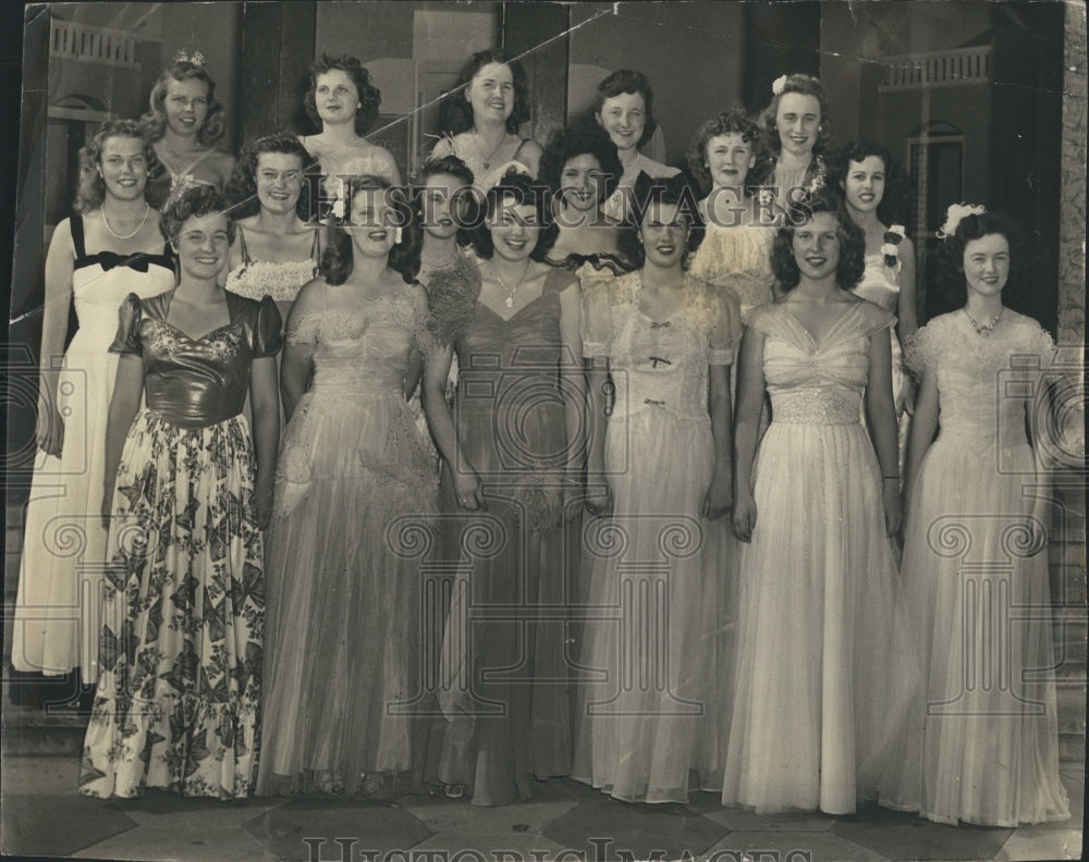 1942 Festival States Beauty Pageant Contestants - Historic Images