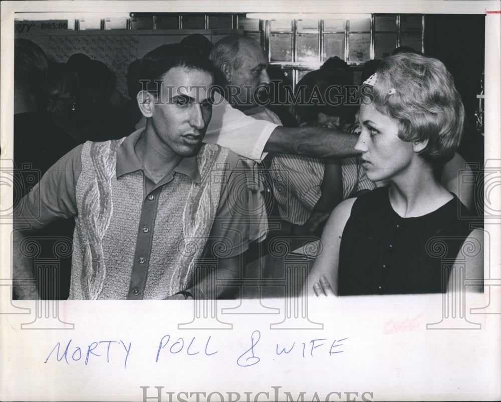 1966 Morty Poll & Wife at Water Skiing Tournament - Historic Images