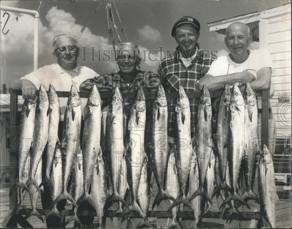 1962 Frank Voelke, Tom Parker, Capt. Neil Sweet and Joe Kemper - Historic Images