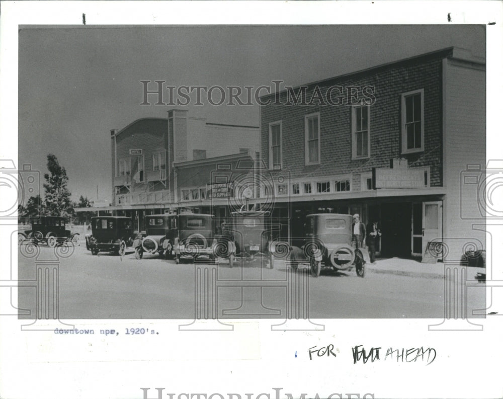 1987 Press Photo 1920&#39;s photo of New Port Richey - Historic Images