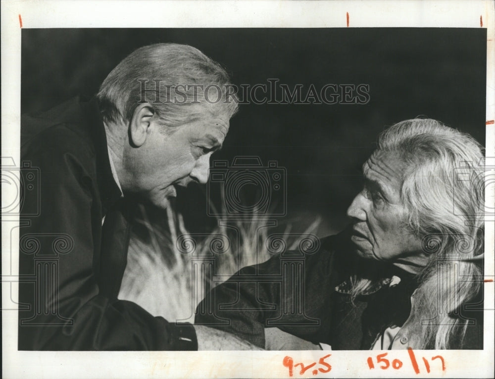 1973  Robert Young & Chief Dan George, "Marcus Welby, M.D. - Historic Images