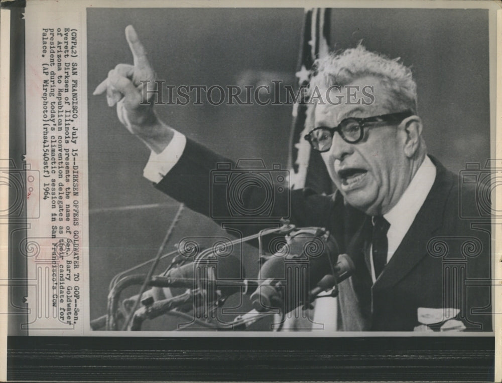 1965 Everett Dirksen, Senate Minority Leader - Historic Images