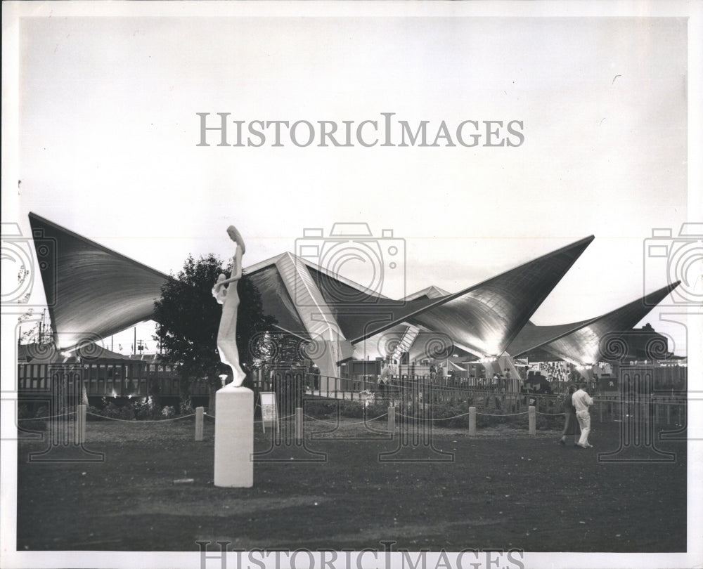 1962 Forest Ind Building Oregon Centennial Exposition Portland - Historic Images