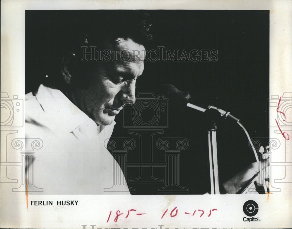 1971 Country singer Ferlin Husky - Historic Images