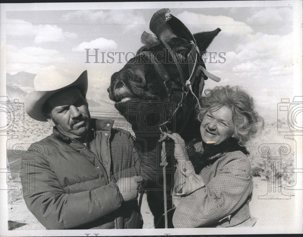 1974 Actress Jeanette Nolan stars in "Dirty Sally" - Historic Images