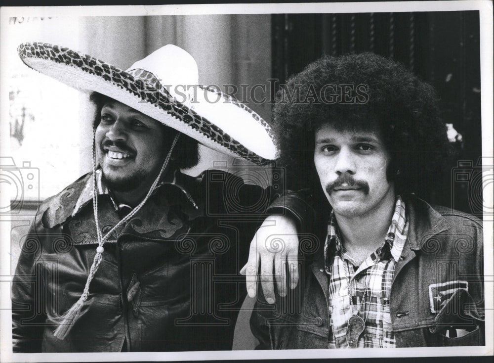 1974 Producer Marvin Camillo and Playwright Miguel Gomez Pinero - Historic Images