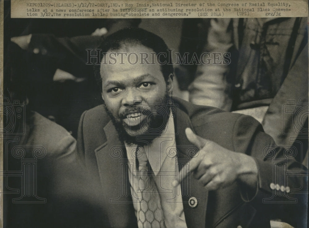 1972 Roy Innis, National Director of the Congress of Racial Equality - Historic Images