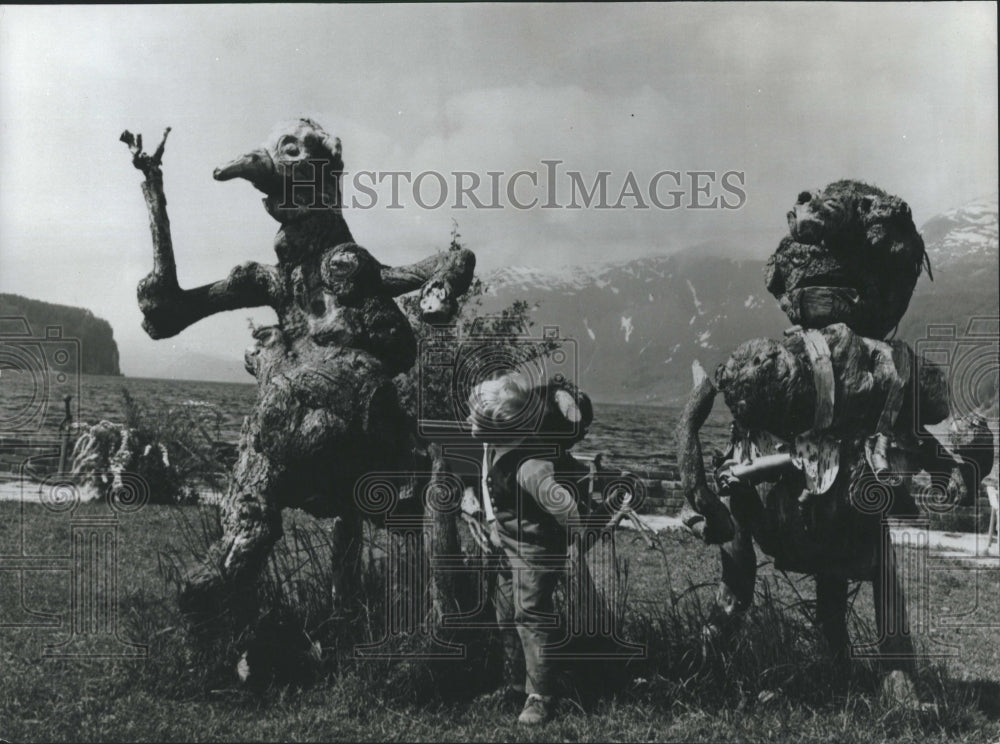 1972 Norway Trolls Lake Hornindals Fjord Country - Historic Images