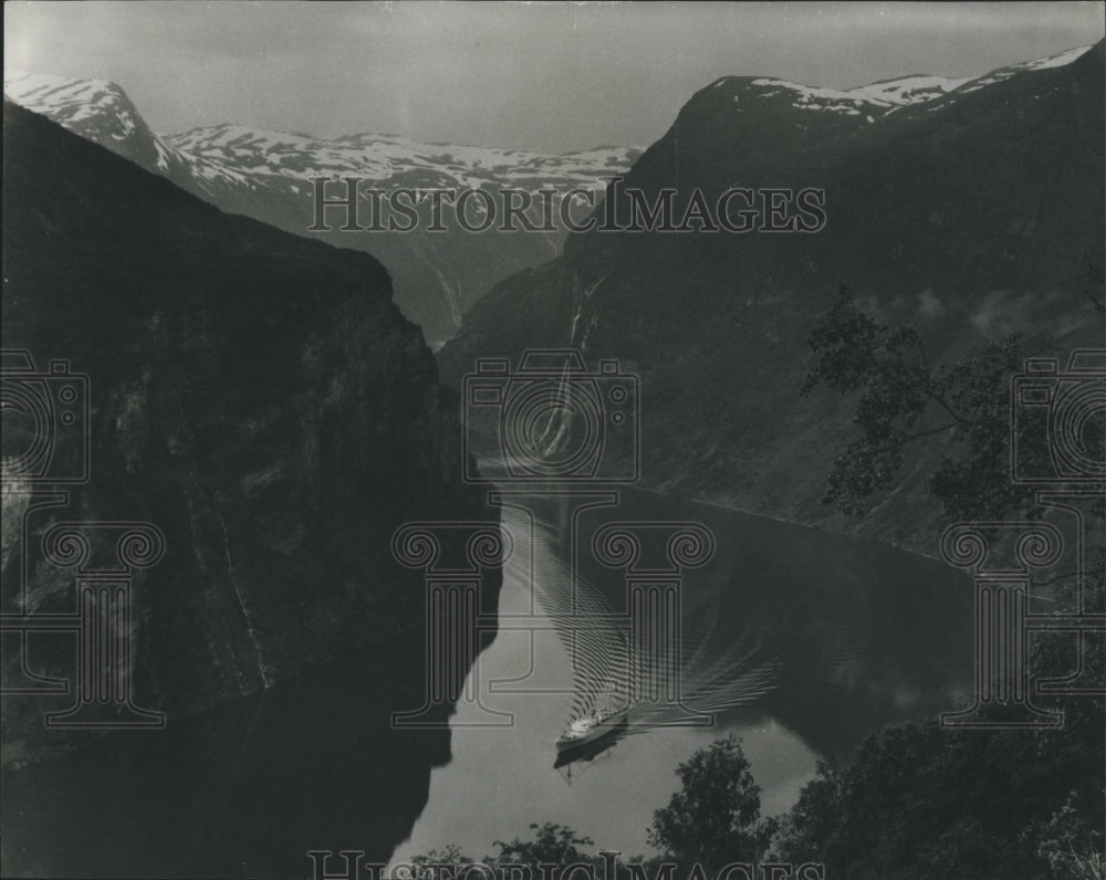 1968 Geiranger Fjord The Most Spectacular Fjord In Norway - Historic Images