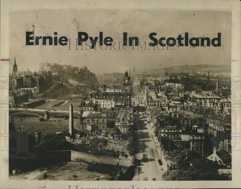 Press Photo Edinburg Scotland. - Historic Images