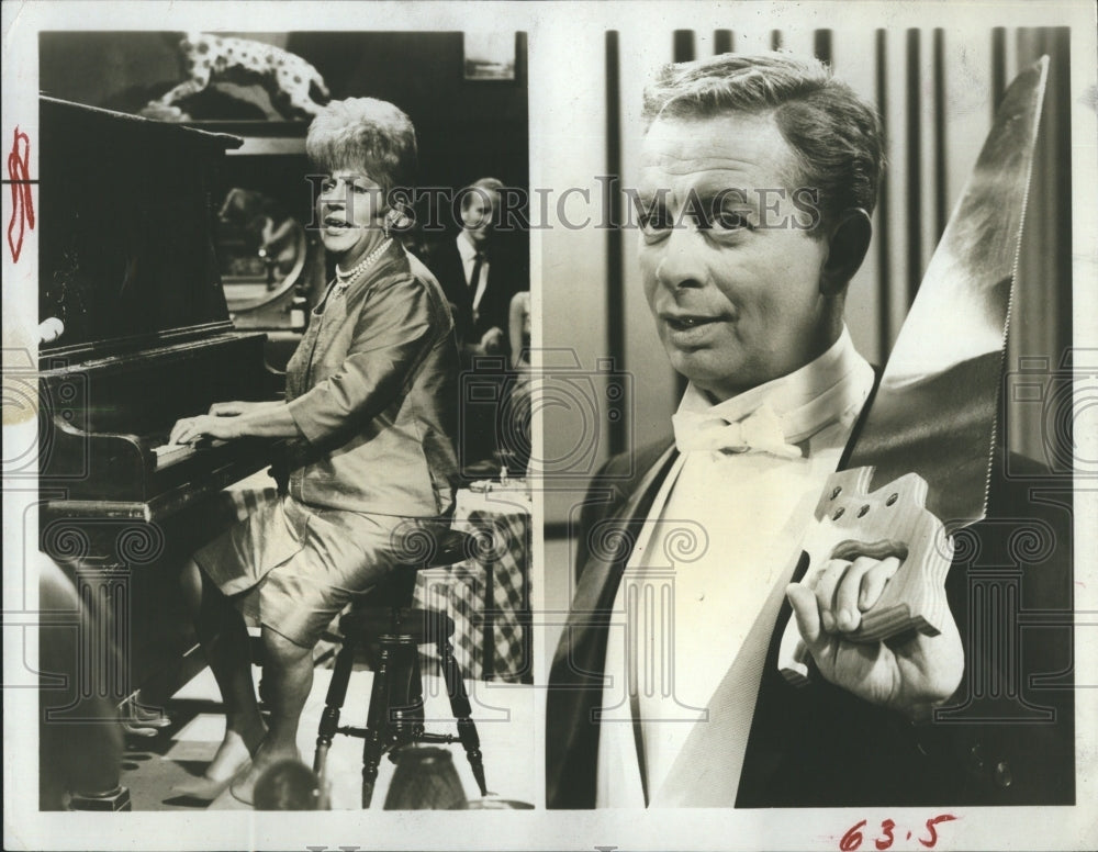 Press Photo Frances Faye, Mel Torme in &quot;The Lively Ones&quot; - Historic Images