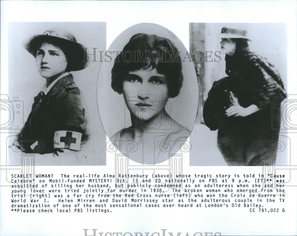 Press Photo Alma Rattenbury, Criminal - Historic Images