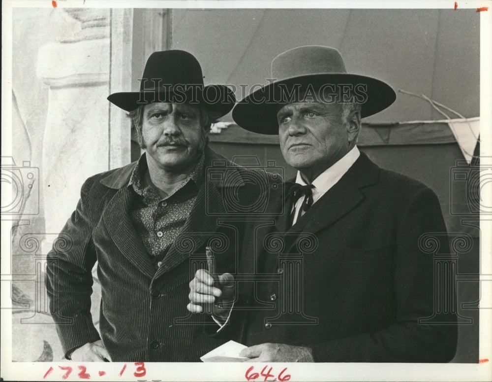 1980 Alex Karras and Bria Keith in "Centennial" - Historic Images