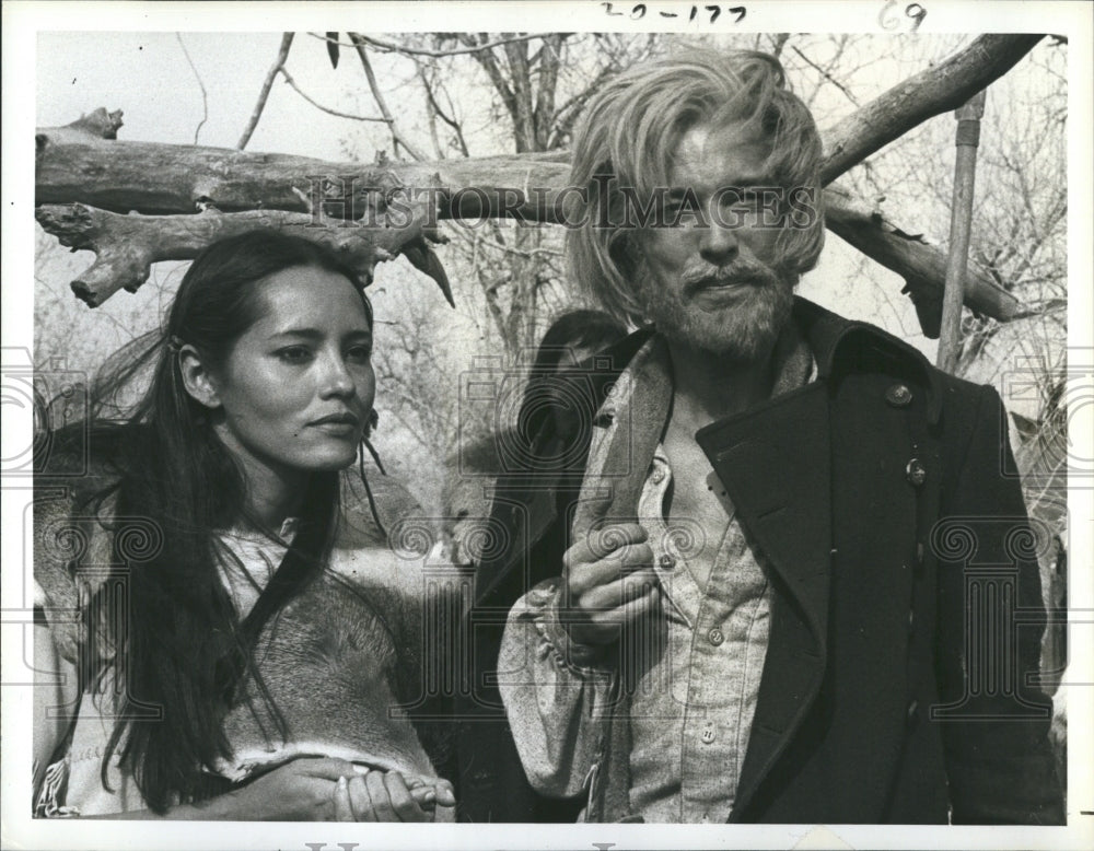 1978 Barbara Carrera and Richard Chaamberlain in "Centennial" - Historic Images