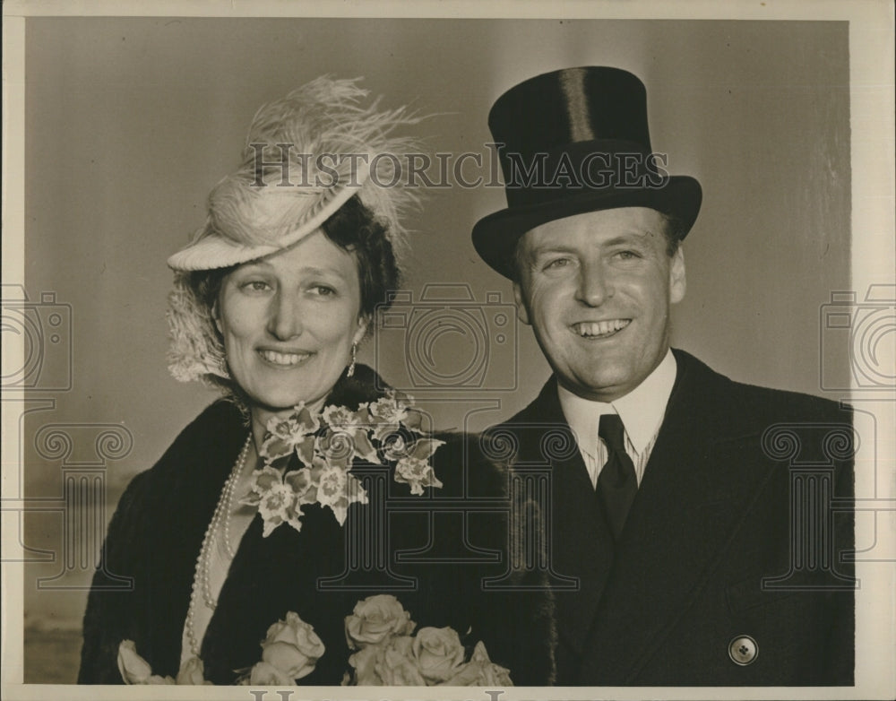 Press Photo Prince Olaf and Princess Martha of Norway - Historic Images