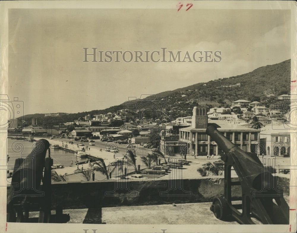 1966 A view of 
Charlotte Amalie, capital of U.S.
Virgin Islands - Historic Images