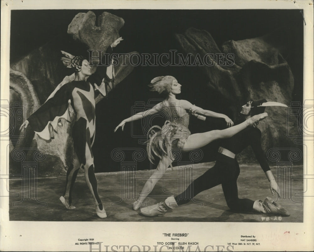 1959 ballerina Ellen Rasch in Stravinsky's The Firebird - Historic Images