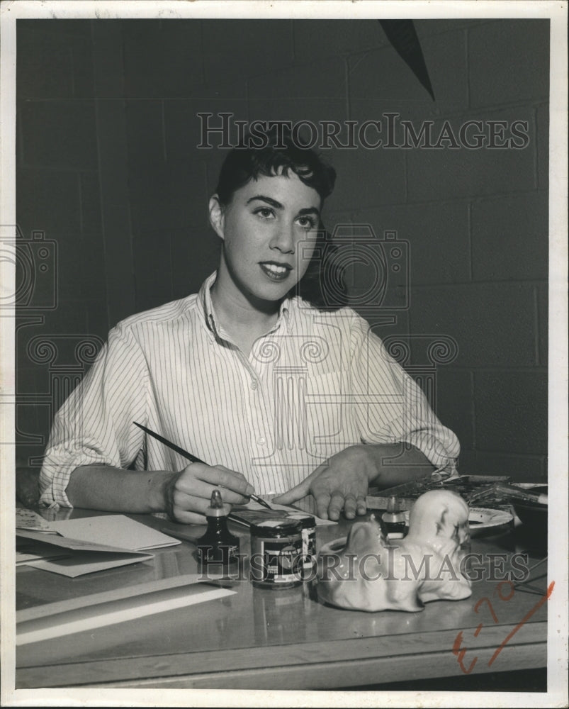 1958 Linda Rashkow Florida Coed Invented Knit Wit Originals Cards - Historic Images