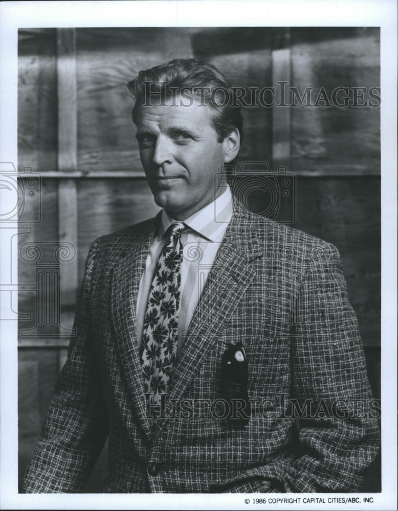 1986 David Rasche TV Actor Sledge Hammer Show ABC Cop Comedy Series - Historic Images