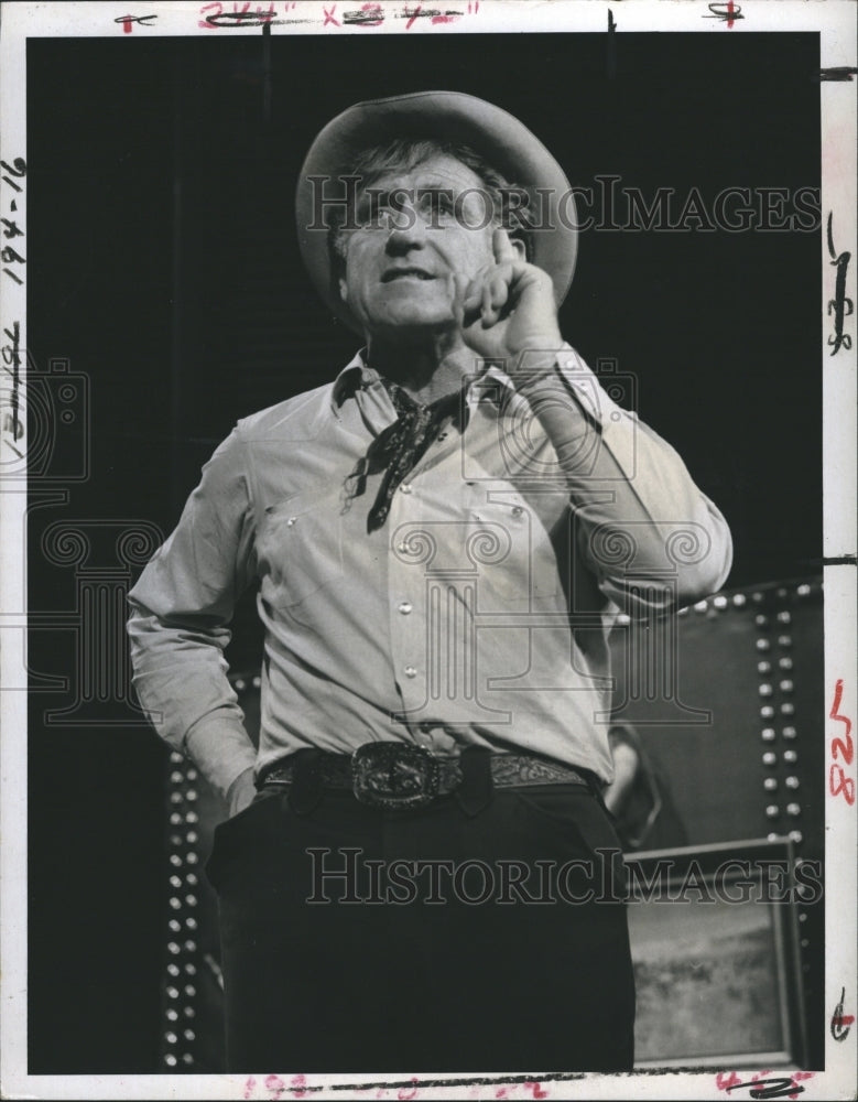 1977 James Whitmore in &quot;Will Rogers&#39; U.S.A.&quot; - Historic Images