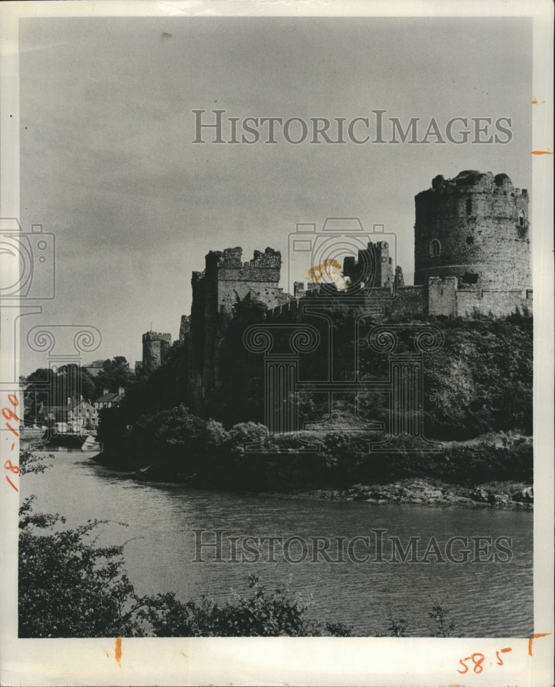 1974 Pembroke Castle at Wales. - Historic Images