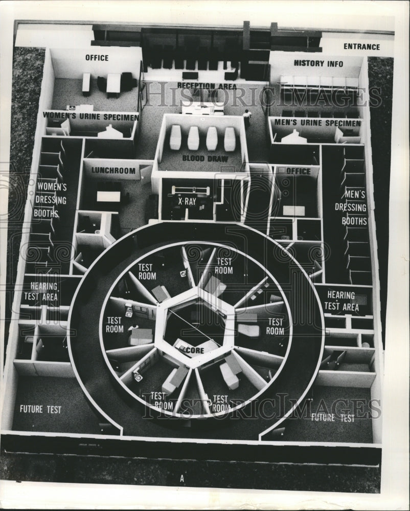 1971 Floor Plan of the AML carousel design Laboratory. - Historic Images