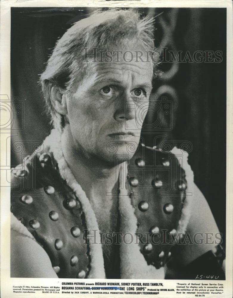 1964 Richard Widmark in "The Long Ships" - Historic Images