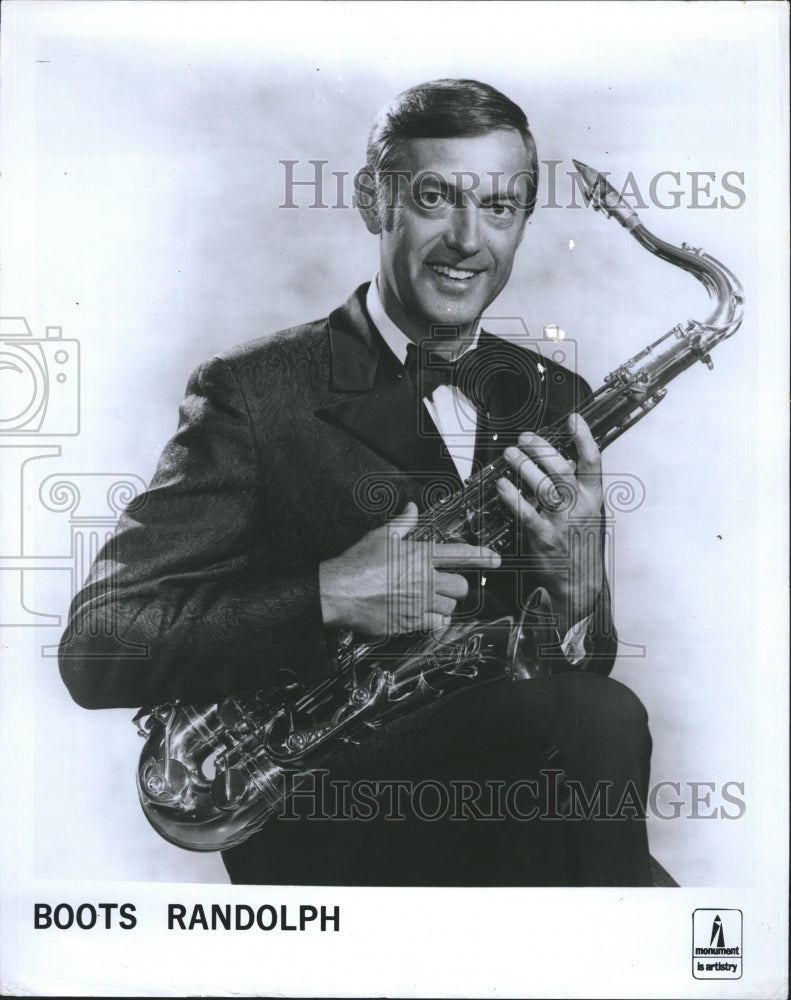 1971 Boots Randolph American musician best known saxophone hits. - Historic Images