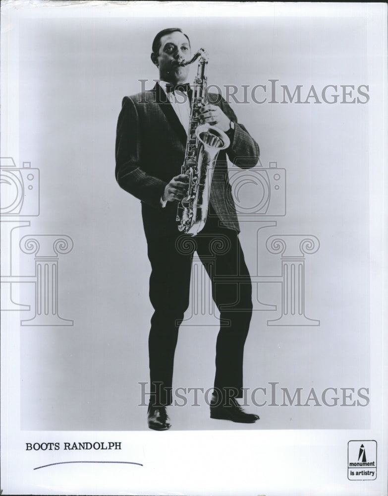 1971 Boots Randolph American musician best known for h saxophone. - Historic Images