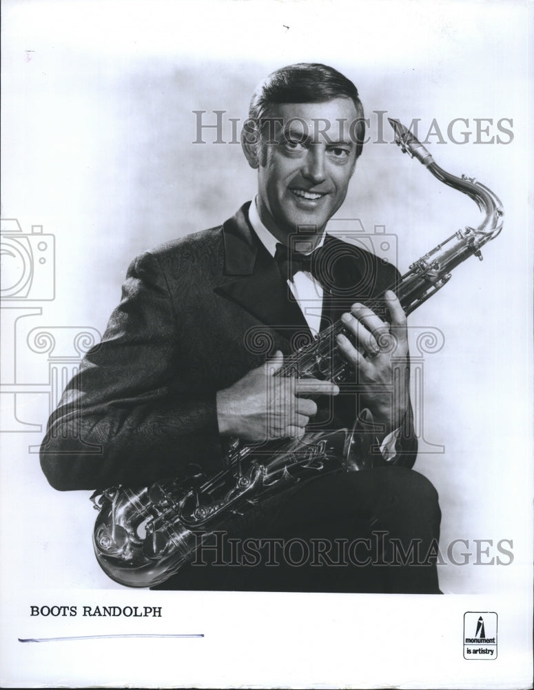 1971 Boots Randolph American musician best known for his saxophone. - Historic Images