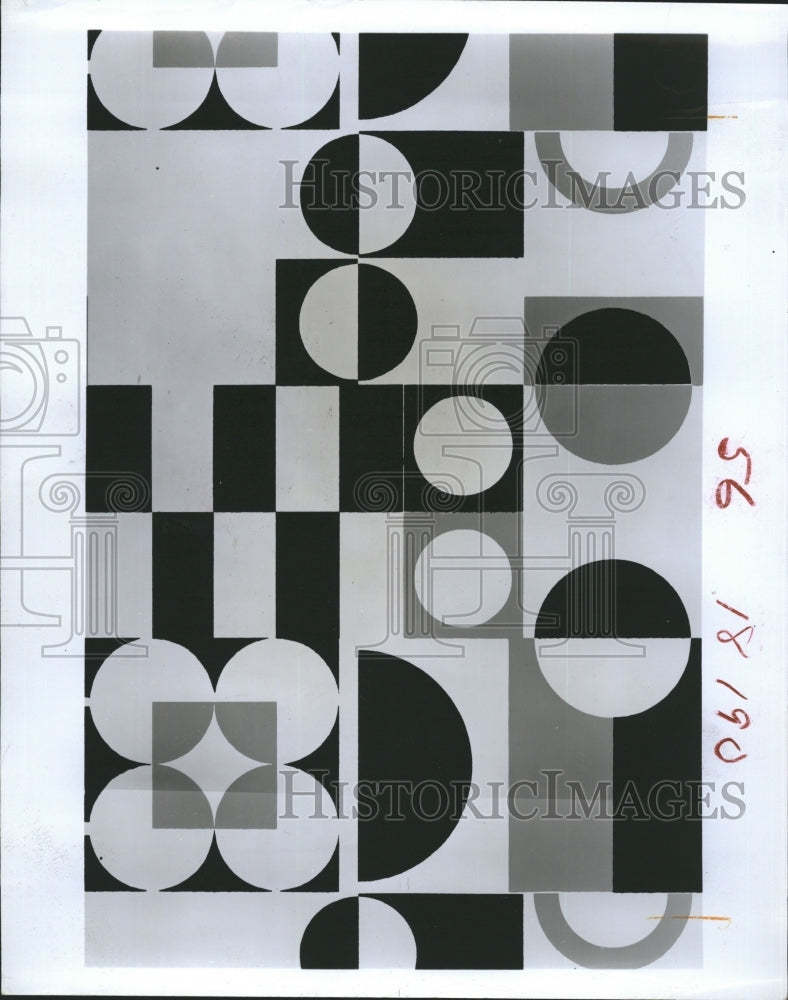 1968 United Wallpaper Company Design Hypothesis - Historic Images