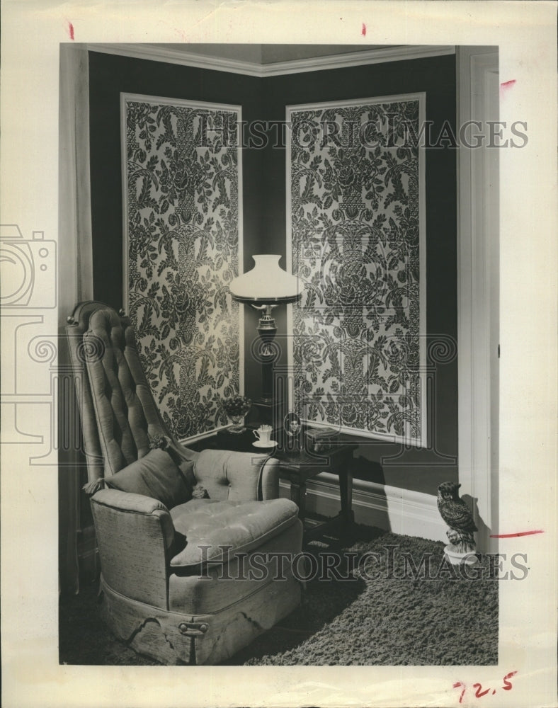 1964 Wallpaper Panes Designed For Interior Home Door Panels - Historic Images