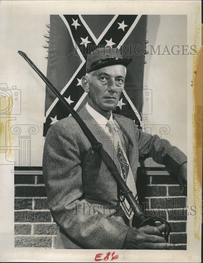 1959 Colonel Col. Donald A. Ramsay Civil War Reinactor - Historic Images