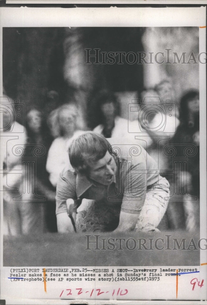 1973 Forrest Fezler Misses Shot in Inverary Final Round - Historic Images