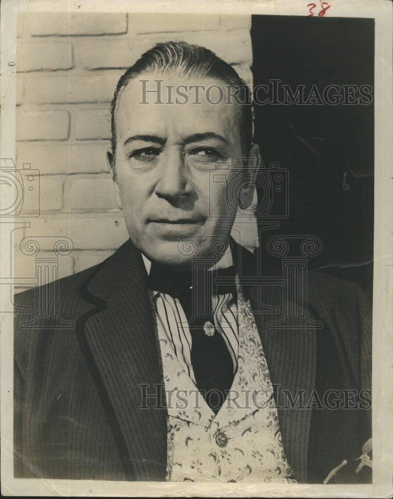Press Photo George Raft Hollywood Film Actor and Dancer - Historic Images