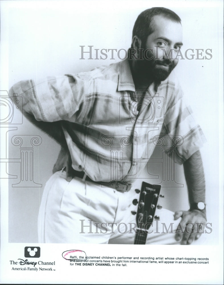 Press Photo Raffi Children's Performer and Recording Artist - Historic Images
