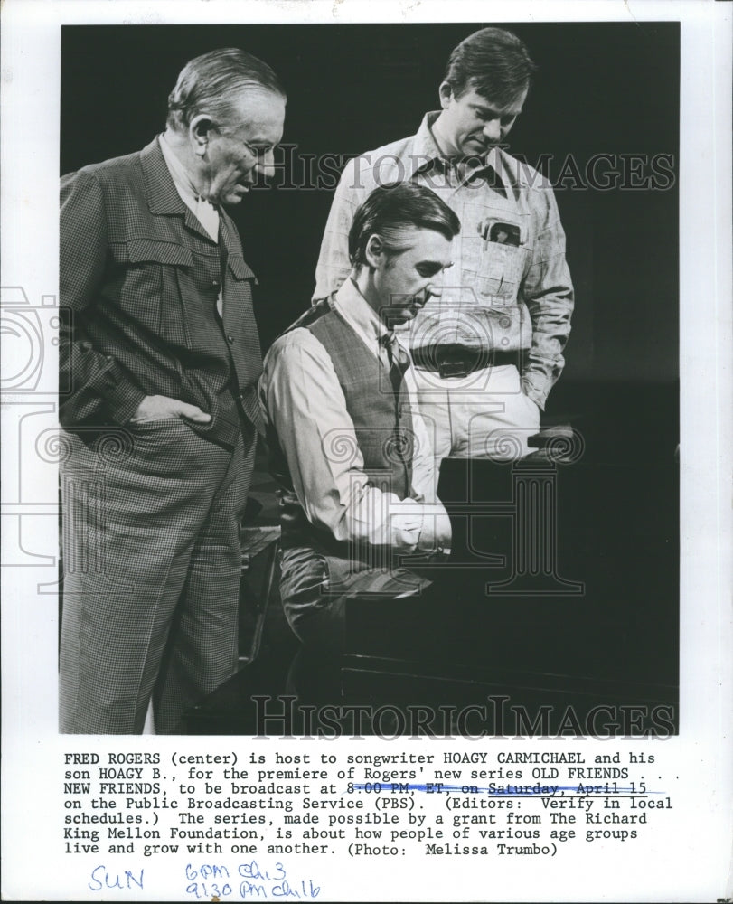 1978 Hoagy Hoagy B Carmichael Fred Rogers Old Friends New Friends - Historic Images