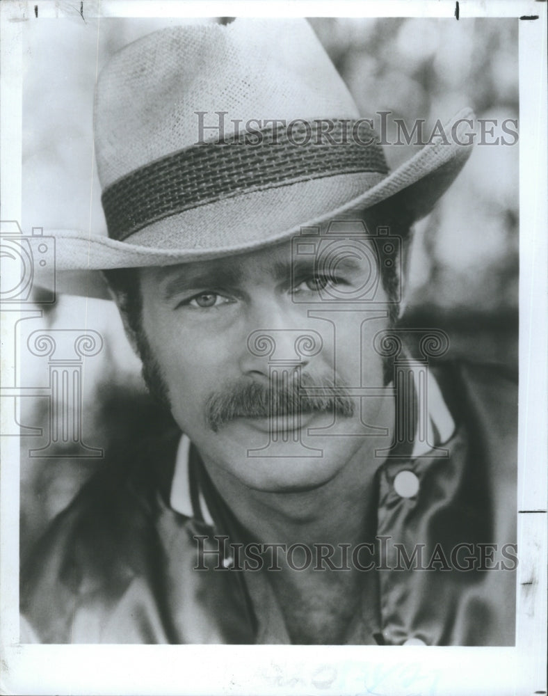 1987 Copy Photo 1983 TV Movie Actor Gerald McRaney Cowboy Hat - Historic Images