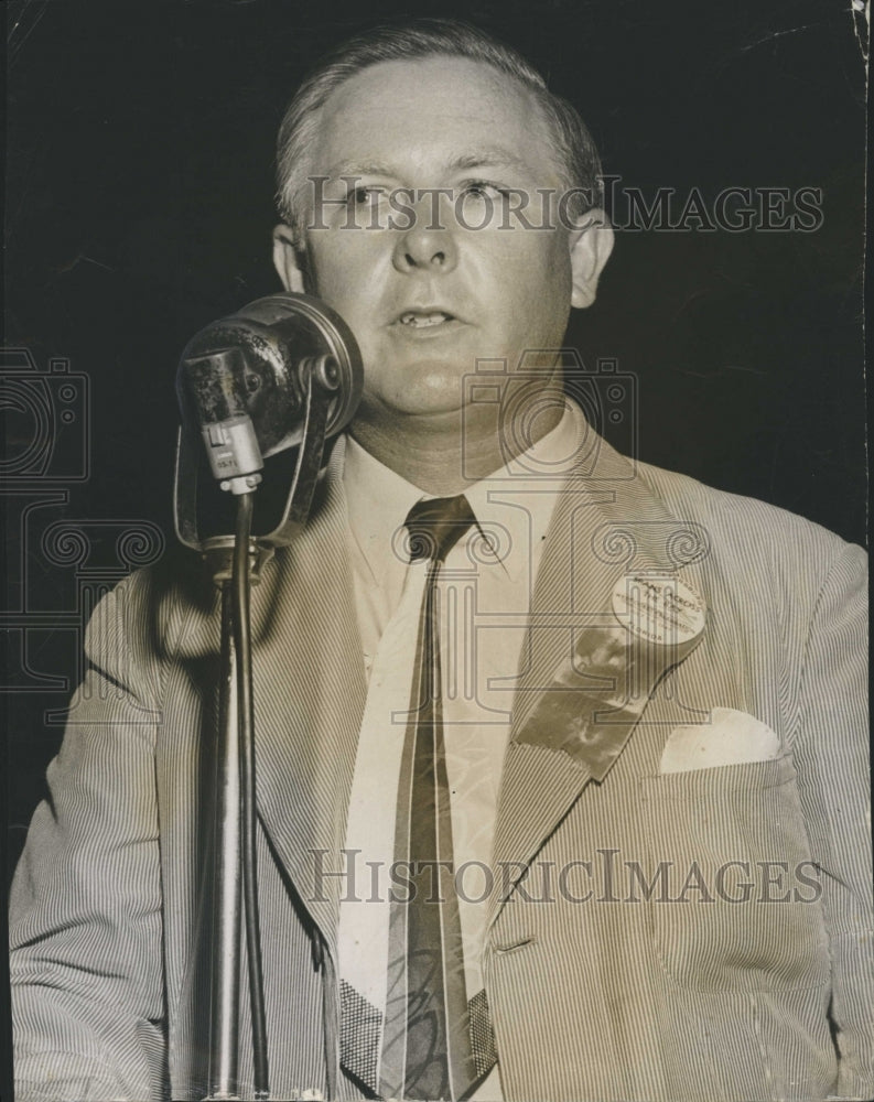 1949 Alfred McKethan Banker Businessman Politician Gives Speech - Historic Images