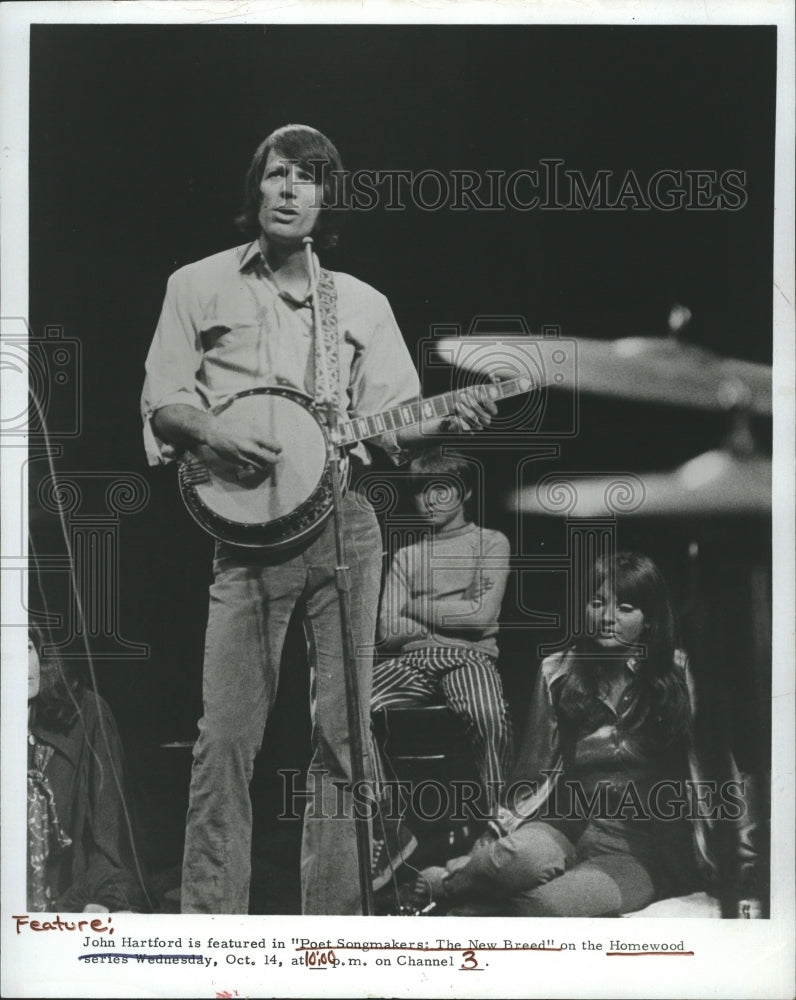 1970 John Hartford in "Poet Songmakers: The New Breed" - Historic Images
