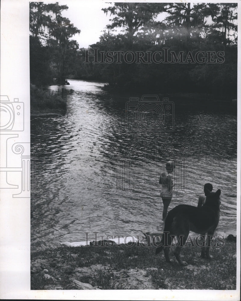 1969 Florida's Fannin Spring. - Historic Images