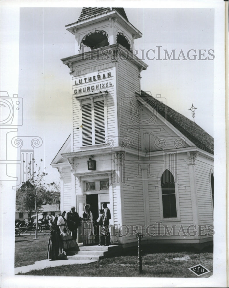 Press Photo Lutheran church in Nebraska - Historic Images