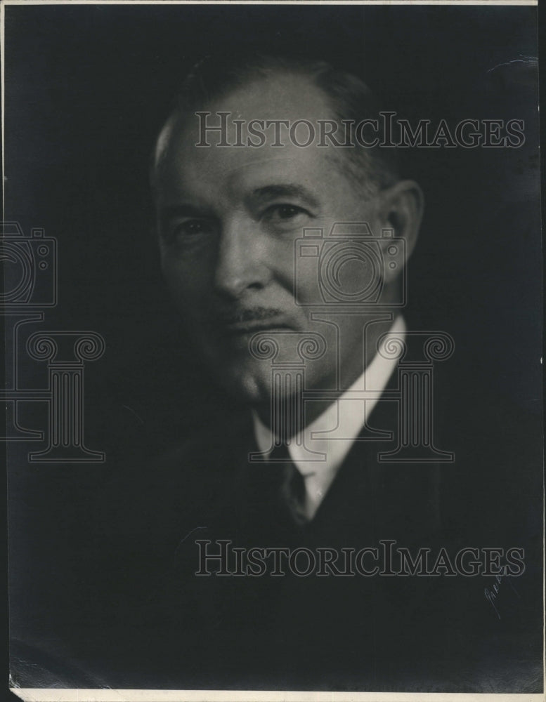 Press Photo CC Carr Aluminum Company America Executive Business - Historic Images