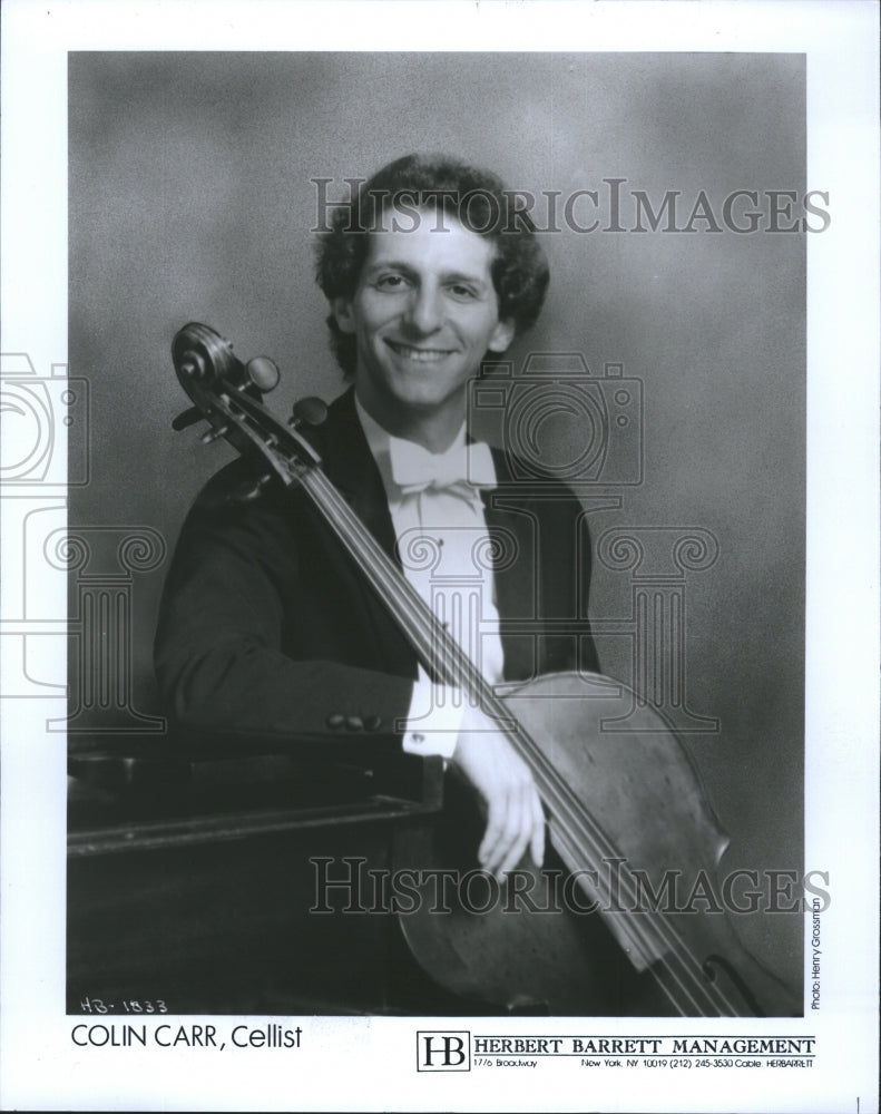 1995 Press Photo Colin Carr Cellist Musician Cello - Historic Images