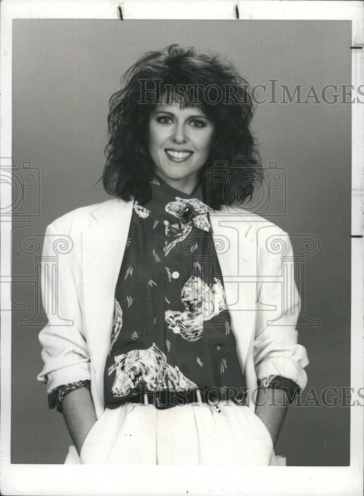 1988 Press Photo Actress Pam Dawber My Sister Sam CBS TV Comedy - Historic Images