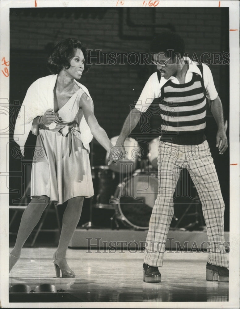 1973 Entertainer Singer Altovise Sammy Davis Jr NBC Follies TV - Historic Images